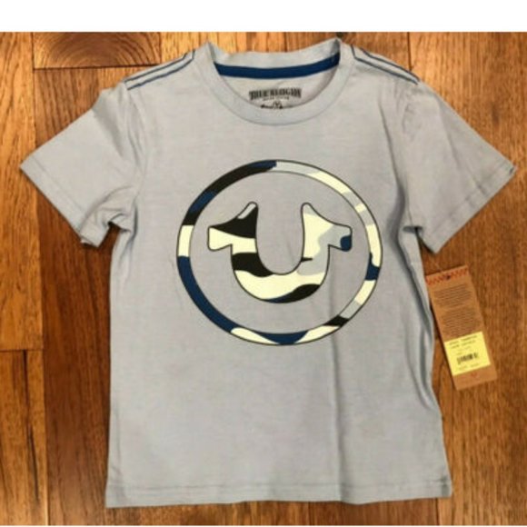 light blue true religion shirt